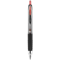 uniball 207 Retractable Gel Pens, Medium Point, 0.7mm, Red Ink, Dozen (33952)