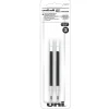 uniball 207 Retractable Gel Pen Refills, Medium Point, 0.7mm, Black Ink, 2/Pack (70207PP)