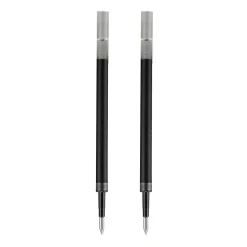 uniball 207 Retractable Gel Pen Refills, Medium Point, 0.7mm, Black Ink, 2/Pack (70207PP)