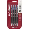 uni-ball 207 Signo RT Retractable Gel Pens, Medium Point, 0.7mm, Blue Ink, 4/Pack (45532PP)