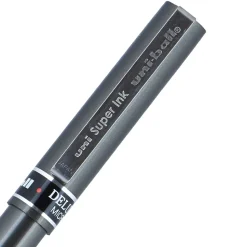 uni-ball Deluxe Rollerball Pens, Micro Point, Black Ink, 12/Pack (60025)