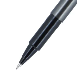 uni-ball Deluxe Rollerball Pens, Micro Point, Black Ink, 12/Pack (60025)