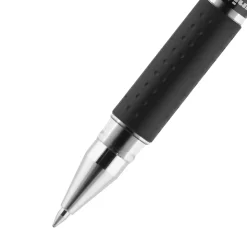 uniball Gel Grip Gel Pens, Medium Point, 0.7mm, Black Ink (65450)