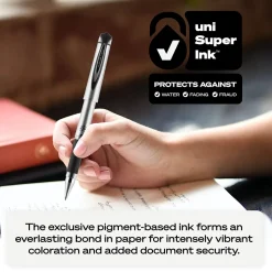 uni-ball Impact Gel-Ink Pen Refill, Bold Tip, Black Ink, 2/Pack (65808PP)