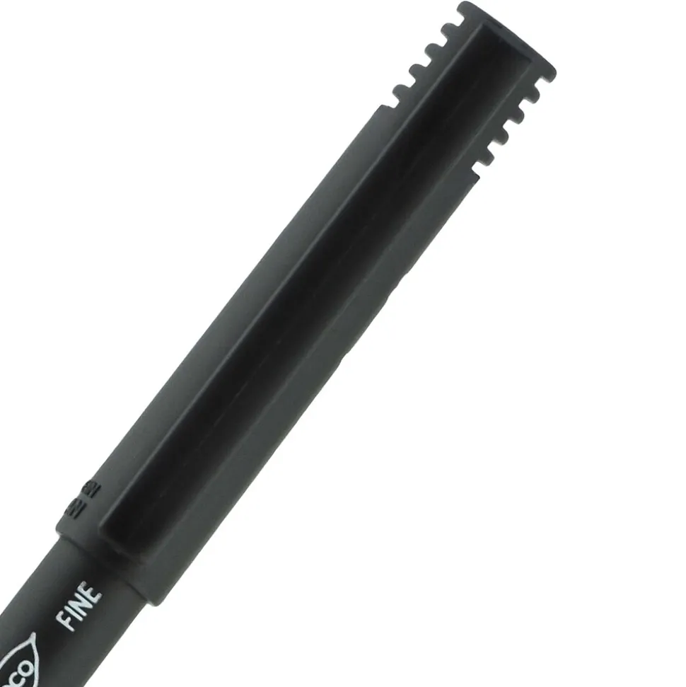 uniball Onyx Rollerball Pens, Fine Point, 0.7mm, Black Ink, Dozen (60143)