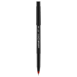 uniball Onyx Rollerball Pen, Micro Point, 0.5mm, Red Ink, Dozen (60042)