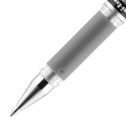 uniball Signo Gel Impact Pens, Bold Point, 1.0mm, Silver Ink (60658)