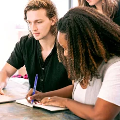 uniball Signo RT Gel Pens, Medium Point, 0.7mm, Blue Ink, Dozen (65941)