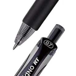 uniball Signo RT Gel Pens, Medium Point, 0.7mm, Black Ink, Dozen (65940)