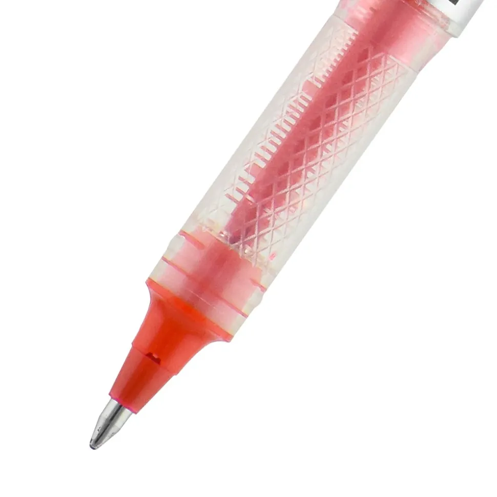 uniball Vision Elite Rollerball Pens, Bold Point, 0.8mm, Red Ink (69023)