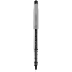 uniball Vision Needle Rollerball Pens, Fine Point, 0.7mm, Black Ink, Dozen (1734903)