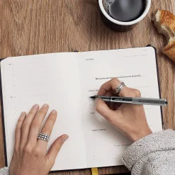 uniball Vision Rollerball Pens, Fine Point, 0.7mm, Black Ink, 36/Pack (1921066)