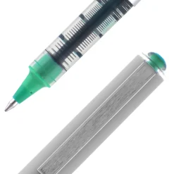 uniball Vision Rollerball Pens, Fine Point, 0.7mm, Green Ink (60386)