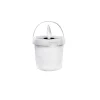 Unimed Defender ES Plastic Bucket Lid, Black/White, 5/Box (JPWL515200)