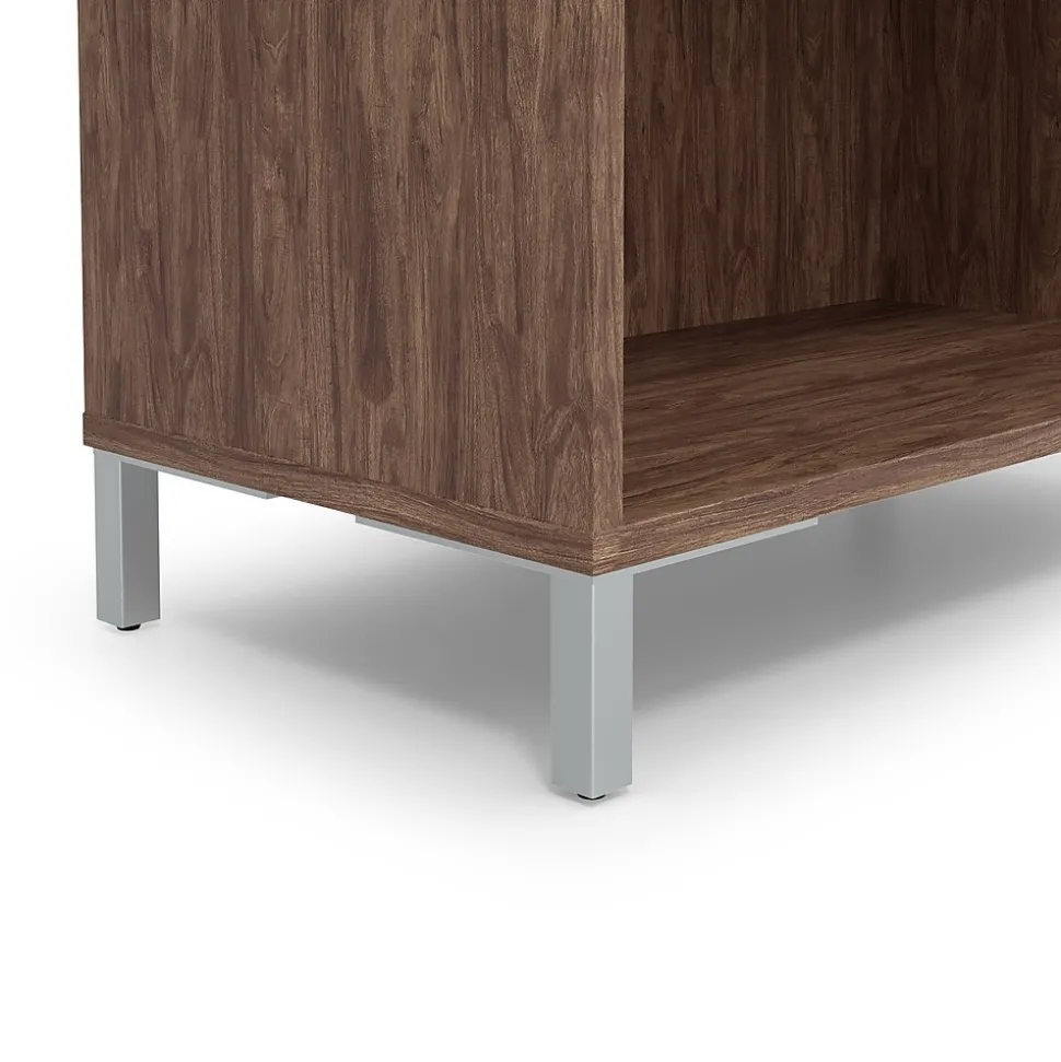 Union & Scale Essentials 3 Shelf 45"H Laminate Bookcase, Espresso (UN56977)