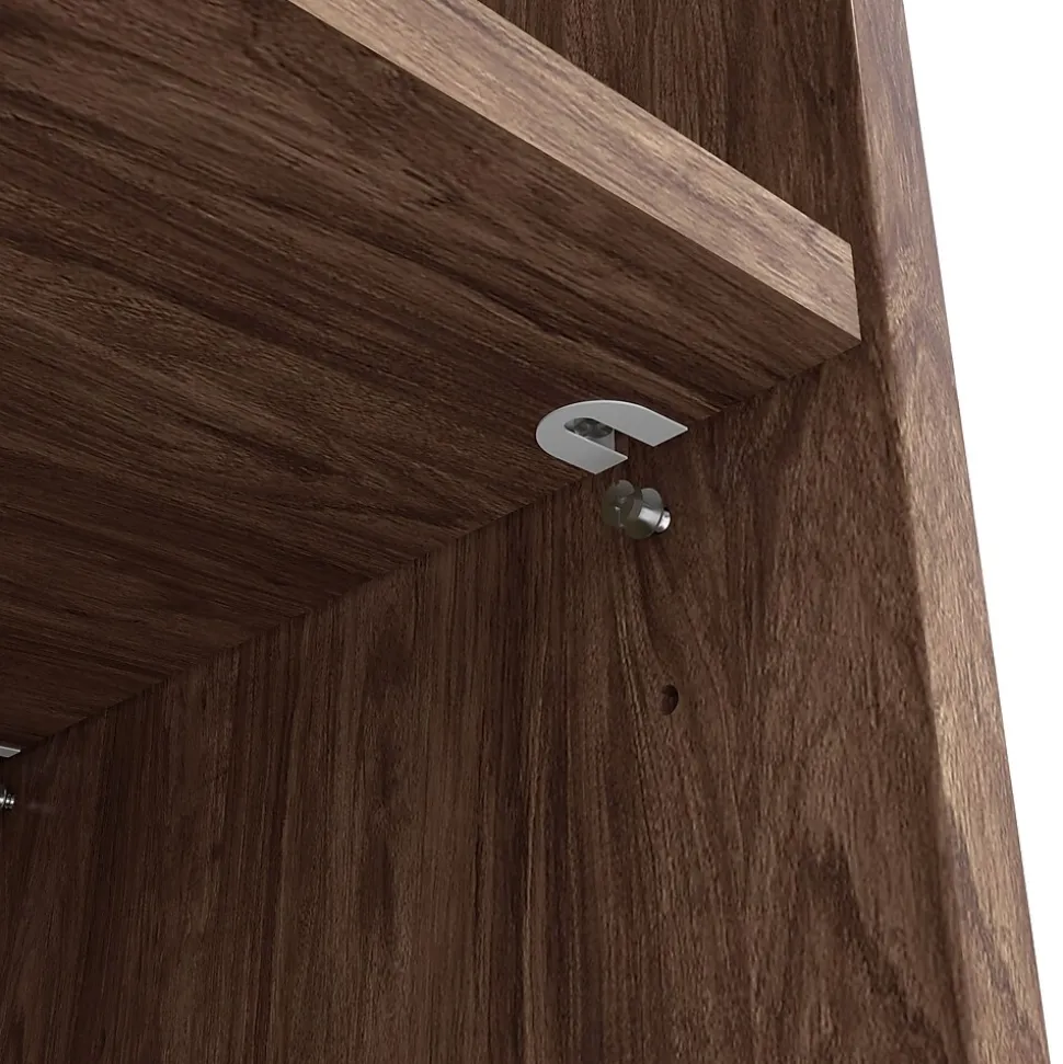 Union & Scale™ Essentials 5 Shelf 72"H Laminate Bookcase, Espresso (UN56975)