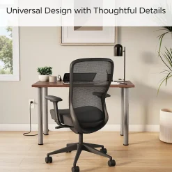 Union & Scale™ Essentials 48"W Computer and Writing Desk, Espresso (UN56970)