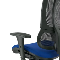 Union & Scale FlexFit™ Ergonomic Mesh Swivel Task Chair, Blue/Black (UN59413)