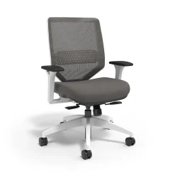 Union & Scale™ Lewis Ergonomic Mesh Swivel Computer and Desk Chair, Charcoal (UN55655-CC)
