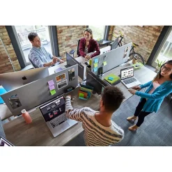 Union & Scale™ Lewis Fabric Task Chair, Carolina (UN55659-CC)