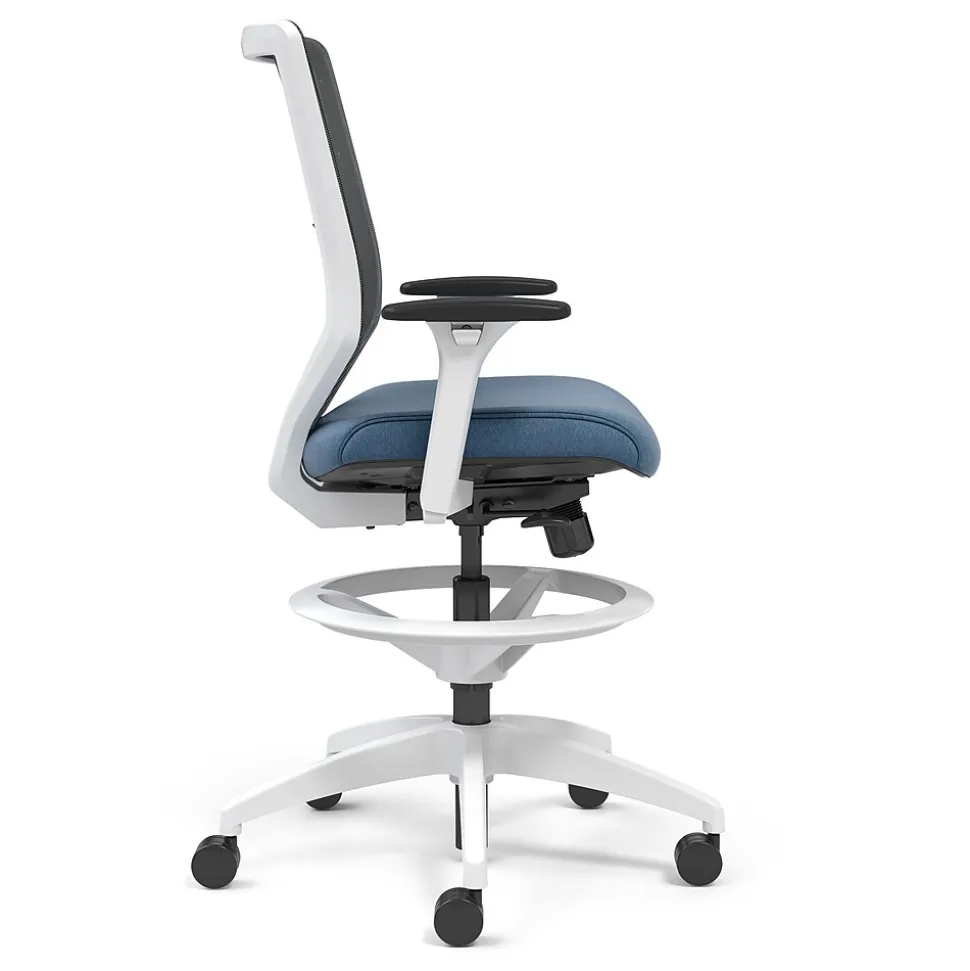 Union & Scale™ Lewis Fabric Task Chair, Carolina (UN55659-CC)