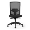 Union & Scale™ Workplace2.0™ 500 Series Armless Fabric Task Chair, Black, (52257)