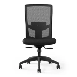 Union & Scale™ Workplace2.0™ 500 Series Armless Fabric Task Chair, Black, (52257)