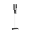 Universal Automatic Floor Stand Hand Soap/Hand Sanitizer Dispenser, Black (F1406-S-T-S)