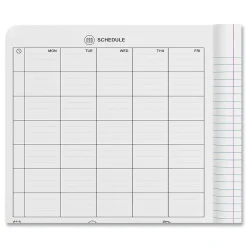 Universal Composition Book, College Rule, 7 1/2 X 9 3/4, White, 100 Sheets, 6/pack