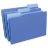 Universal File Folder, Legal Size, Blue, 100/Box (UNV15301)