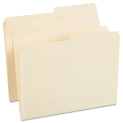 Universal File Folder, Letter Size, Manila, 100/Box (UNV12112)