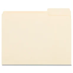 Universal File Folder, Letter Size, Manila, 100/Box (UNV12123)