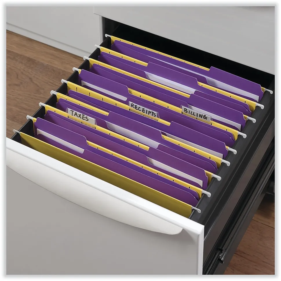 Universal File Folder, Letter Size, Violet, 100/Box (UNV16165)
