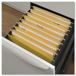 Universal File Folder, Straight Cut, Letter Size, Manila, 100/Box (UNV12110)