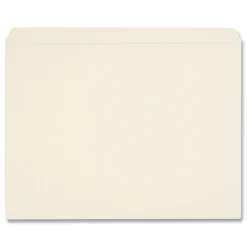 Universal File Folder, Straight Cut, Letter Size, Manila, 100/Box (UNV12110)