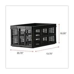 Universal Filing/Storage Tote, Black, 10 1/4