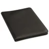 Universal Leather-Look Pad Folio Leather Padfolio, Black (UNV32660)