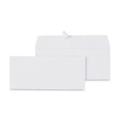 Universal Pull & Seal Business #9 Envelopes 3 7/8" x 8 7/8", White, 500/Bx