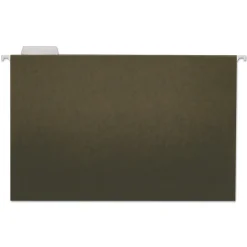 Universal Recycled Hanging File Folder, Legal Size, Standard Green, 25/Box (UNV14215)