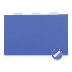Universal Recycled Hanging File Folder, Legal Size, Blue, 25/Box (UNV14216)