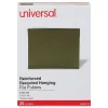 Universal Recycled Hanging File Folder, 1/3 Cut Tab, Letter Size, Standard Green, 25/Box (UNV24113)