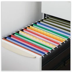 Universal Recycled Hanging File Folder, 1/3 Cut Tab, Letter Size, Standard Green, 25/Box (UNV24113)