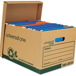 Universal Recycled Record Storage Boxes, Letter, 12