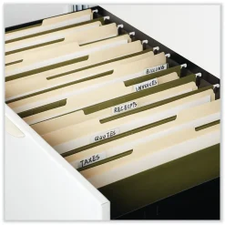 Universal Reinforced Recycled Hanging File Folder, Legal Size, Green, 25/Box (UNV14153)