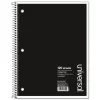 Universal Wirebound Notebook, 8.5 x 11, College Ruled, 120 Sheets, Assorted Color Cover (UNV66400)