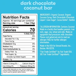 UNREAL Gluten Free Dark Chocolate Coconut Nut Bar, .53 oz., 40 Bars/Box (220-02087)