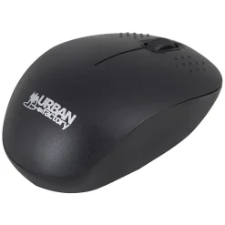 Urban Factory FREE Wireless Ambidextrous Optical USB Mouse, Black (WMB01UF)