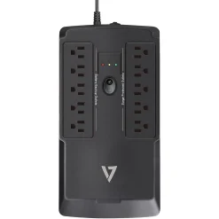 V7® UPS1DT550-1N 10 Outlets 632 J 550 VA/330 W Desktop UPS, 6'