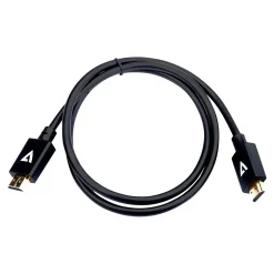 V7 V7HDMIPRO-1M-BLK 3.3' HDMI Audio/Video Cable, Black