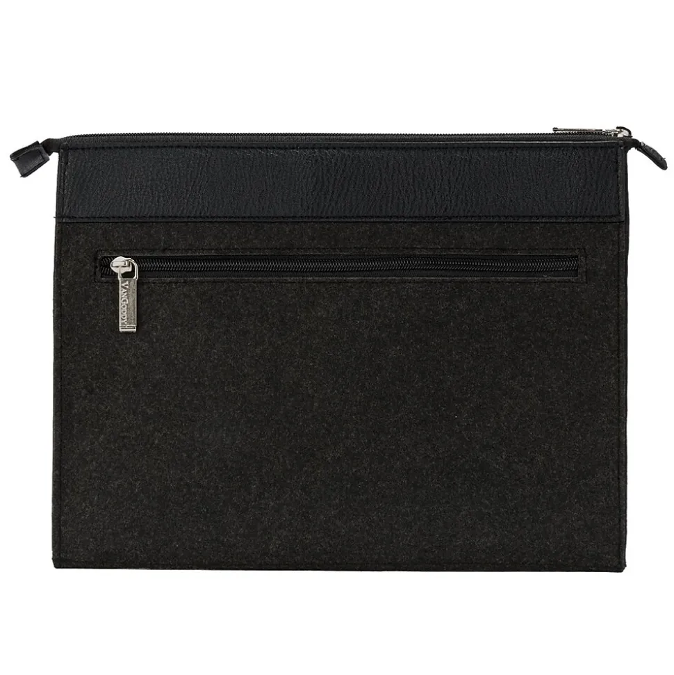 Vangoddy 2 Pack Slim Light weight Sleeve Case for 10 - 12 Inch Tablet and Laptop, Black and Brown (PT_000001154)